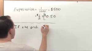 Lesson 7 Mathematical Expectation Probability Tutor Youtube