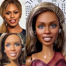 Laverne Cox Barbie Doll Repaint