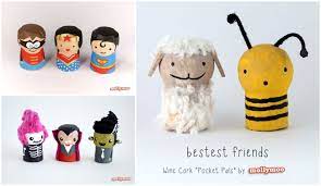 String corks and wooden beads together, draw on some eyes and a tongue, and you will be left with an articulated snake which moves just like a real reptile. 25 Wine Cork Crafts For Kids Seriously The Best