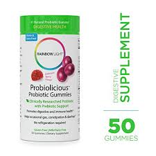 Rainbow Light Probiolicious Probiotic Gummies With Prebiotic Support Helps Support Digestion Gastrointestinal Health 50 Count Walmart Com Walmart Com