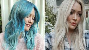 Need some blonde hair colour inspiration? How Hilary Duff S Hair Went From Pastel Blue To Platinum Blonde Allure