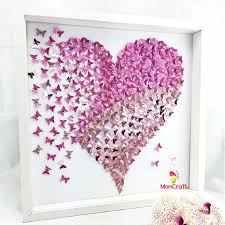 Paper Butterfly 3d Butterfly Wall Art Butterfly Heart Butterfly Canvas Paper Butterfly Art Girl Room Wall Decor Butterfly Wall Art 3d Butterfly Wall Art Paper Butterfly