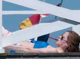 Emma watson sunbathing