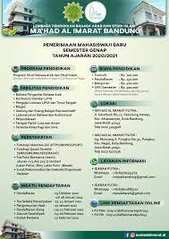 Ma Had Al Imarat Kabar Gembira Penerimaan Mahasiswa I Baru Ma Had Al Imarat Bandung Semester Genap Tahun Ajaran 2020 2021 بسم الله الرحمن الرحيم Apakah Anda Ingin Belajar Bahasa Arab Dari Pemula Hingga Mahir