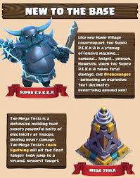 Clash Of Clans Super Pekka And Mega Tesla Update Trailer