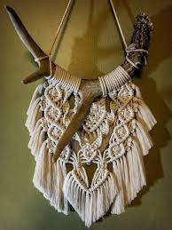 Hangings from the wall, especially on the terrace, gives refreshing sight. Deer Shed Macrame Macrame Patterns Tutorials Macrame Patterns Macrame Design