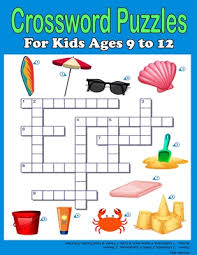 Learn about australia with free printables including a word search, crossword, vocabulary sheet, blank outline map of australia, and coloring pages. Crossword Puzzles For Kids Ages 9 To 12 A Fun And Challenging Puzzle Book By Funny Bear