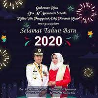 Ucapan selamat tahun baru terbaik dari canva. Kembang Api Di Ucapan Selamat Tahun Baru Gubernur Riau Jadi Sorotan