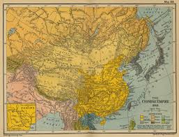 The Chinese Empire 1910 Ancient Maps Map