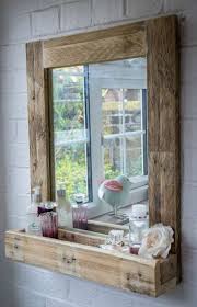 Bad Das Deko Fur Ideen Mit Palleten Rahmen Spiegel Spiegel Fur Das Bad Mit Rahmen Pallet Rustic Bathroom Decor Mirror Frame Diy Budget Decorating Diy