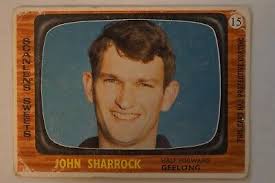 Geelong Cats Vintage 1967 AFL-VFL Scanlens Football Card John Sharrock