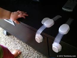 When placing a tv on a stand or hanging it on a wall, avoid injury by following tips that can help keys to safe tv installation. Adventures In Baby Proofing Part 2 Safety Last Twinfamy
