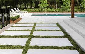 Decide on the pavers to use for your patio. 6 Tips For Designing With Large Concrete Pavers Handcrafted Concrete Pavers
