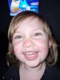 Finally got a photo of my youngest girls eyes, what colour are they?  They're like a amber, greeny/blue mash up. Hazel?