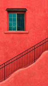 Red House Wall Window Stairs Iphone 6 Plus Hd Wallpaper Red House House Painting Iphone 6 Plus Wallpaper