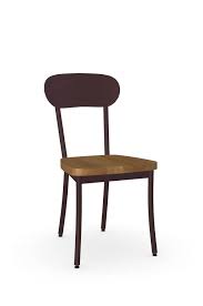 Complement your new table with our quality seating options. Amisco S Bean Dining Chair With Wood Seat Barstool Comforts