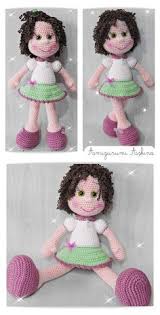 Amigurumi Kivircik Sacli Bebek Yapilisi Krose Oyuncak Sevimli Tig Isi Krose