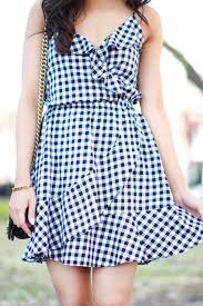 Black And White Gingham Dress Black And White Gingham Dress With Striped Espadrilles Dresses Gingham Dress Colorful Dresses