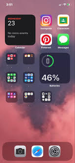 Ios 14 In 2020 Today Calendar Home Lock Screen App