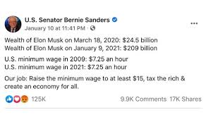 As of 2021, elon musk's net worth is estimated at $79.4 billion. Elon Musk S Billionaire Net Worth Blasted By Bernie Sanders In Brutal Social Media Swipe World News Express Co Uk