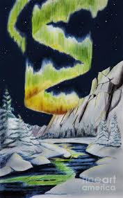 Northern Lights Drawing By Robert Thornton Learn how to draw the northern lights (aurora borealis) with chalk pastel and black paper. northern lights by robert thornton