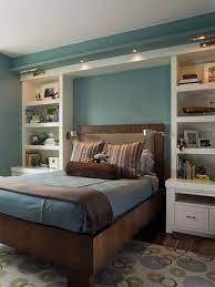 Storage Ideas Around The Headboard Small Master Bedroom Master Bedroom Interior Design Master Bedroom Interior