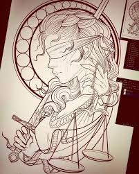 Google Image Result For Https Pinimg Icu Wall 0x0 Laura Marie On Instagram Lady Justice For Thom Justi Mythology Tattoos Greek Mythology Tattoos Art Drawings