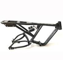 20inch DIY Frame retro electric two wheel snow fat tire bike frame aluminum  alloy lightweight internal alignment soft tail frame - AliExpress