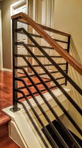 Talk to mark and spallaci by latin verse 8. Lyons Flat Bar Railing Contemporary Staircase Denver By Rod And Forge Houzz