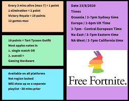 There's six different locations on the fortnite map you can go to find apples. Times Points Guide For The Apple Cup Tomorrow Fortnitebr