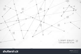 Vector Connect Lines And Dots Network Nodes Banner Template For Technology Connection Science And Technolog Technology Background Banner Template Line Dot