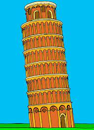 Leaning Tower Of Pisa Drawing Leaning Tower Of Pisa Art Leaning Tower Of Pisa Illustration Art Print By Vincent Russel Pisa Leaning Tower Of Pisa Pisa Tower