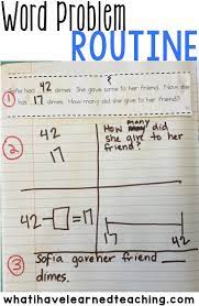 A Structured Word Problem Routine That Teaches Students To Analyze The Problem Word Problems Math Word Problems Solving Word Problems