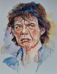 Recent non dominant hand watercolor portraits. 15 min and 8 min poses.