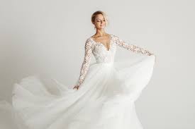 Exclusive long sleeve illusion neck mermaid wedding dress milanoo. 34 Magical Long Sleeve Wedding Dresses For Your Wedding