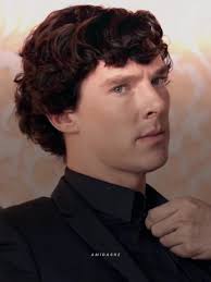 Attractive Man in Sherlock Holmes Room