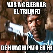 Yerel olarak ve audax italiano'ya karşı bir gol beraberliği ile. Meme Pulp Fiction Vas A Celebrar El Triunfo De Huachipato En Fb 2047695