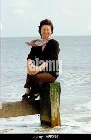 PD James P D James portrait author writer in Southwold Suffolk where she  lived circa 1985 1980s UK HOMER SYKES Stock Photo