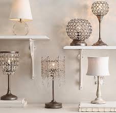 Coralie Crystal Accent Lamp With Shade