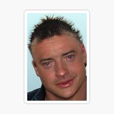 Brendan Fraser Stickers Redbubble Best collection of funny brendan. redbubble