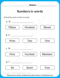 Maybe you would like to learn more about one of these? Write The Number In Words Worksheet For Grade 1 4 Your Home Teacher