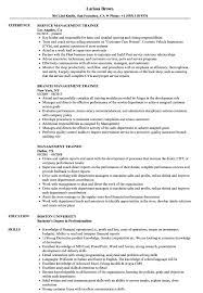 — how the property management industry is changing: Management Trainee Resume Samples Velvet Jobs
