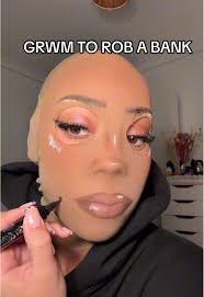 Rob Bank Mask Makeup Trend