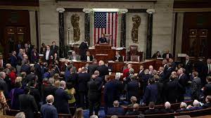 The house impeached president trump for inciting an insurrection against the government, and 10 republicans joined democrats to do so. First Impeachment Of Donald Trump Wikipedia