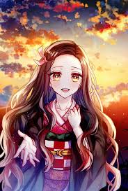 Perfect screen background display for desktop, iphone, pc, laptop, computer, android phone, smartphone, imac, macbook, tablet, mobile device. Nezuko Wallpaper Wallpaper Sun