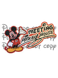 Disney Meeting Mickey Mouse Title Svg File Printable Cut File Digital Scrapbooking Character Autograph Scrapbook Digital Download Scrapbooking Craft Supplies Tools Gkjwonosari Com