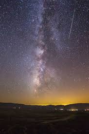 Milky Way And A Perseid Meteor At Font S Point Perseid Meteor Shower Meteor Shower Earth Pictures
