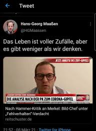 Seine stippvisite im ringberghotel nutzte er vorrangig, um stimmungen der hotelerie aufzugreifen. Denniskberlin S Tweet Hans Georg Maassen Denkt Offenbar Dass Julian Reichelt Jetzt Arger Hat Weil Er Angela Merkel Kritisiert Hat Das Ist So Weltfremd Und Bekloppt Dass Es Eigentlich Nur In Obskuren