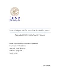 Последние твиты от region skåne (@regionskane). Policy Integration For Sustainable Development Agenda 2030 Meets Region Skane