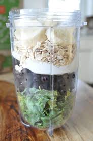 Greens For Breakfast Kale Oat And Blueberry Smoothie Blueberries Smoothie Healthy Shakes Smoothies